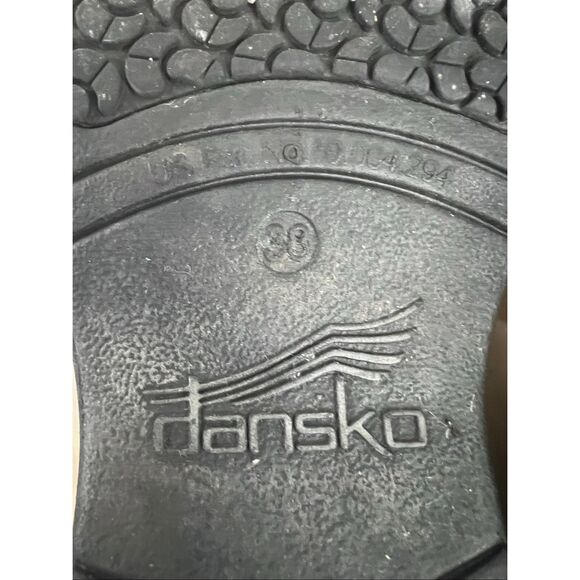 Dansko XP Women Professional Clogs 38 (US size 7.5-8) Multicolor Floral Leather - Picture 10 of 13